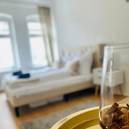 Apartment Stilvolles In Zentraler Lage - Smart-tv, Queensize-bett, Altbaustil, Kueche In City-naehe Erfurt